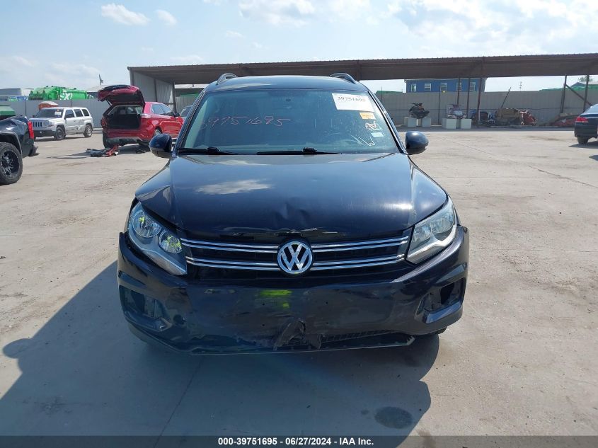 2017 Volkswagen Tiguan 2.0T/2.0T S VIN: WVGAV7AX6HK045787 Lot: 39751695