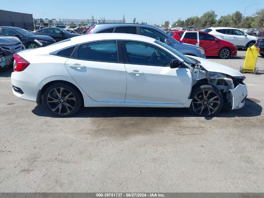 2020 Honda Civic Sport VIN: 2HGFC2F80LH578188 Lot: 39751737