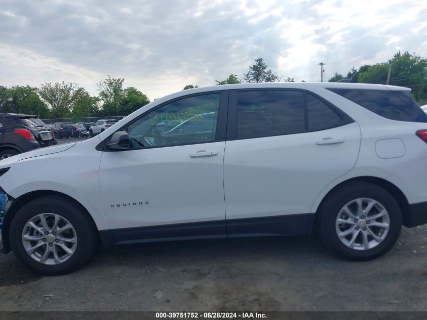 2021 Chevrolet Equinox Fwd Ls VIN: 3GNAXHEV7MS161602 Lot: 39751752