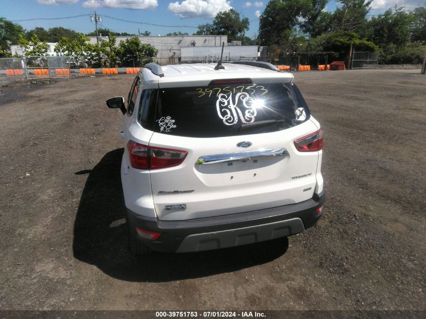 2019 Ford Ecosport Titanium VIN: MAJ3S2KE1KC250639 Lot: 39751753