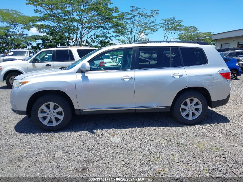 5TDZK3EHXDS089788 2013 Toyota Highlander Base Plus V6/Base V6/Se V6