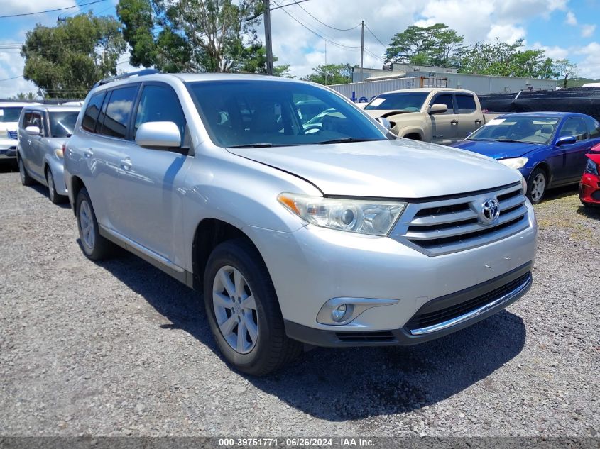 2013 TOYOTA HIGHLANDER BASE PLUS V6/BASE V6/SE V6 - 5TDZK3EHXDS089788