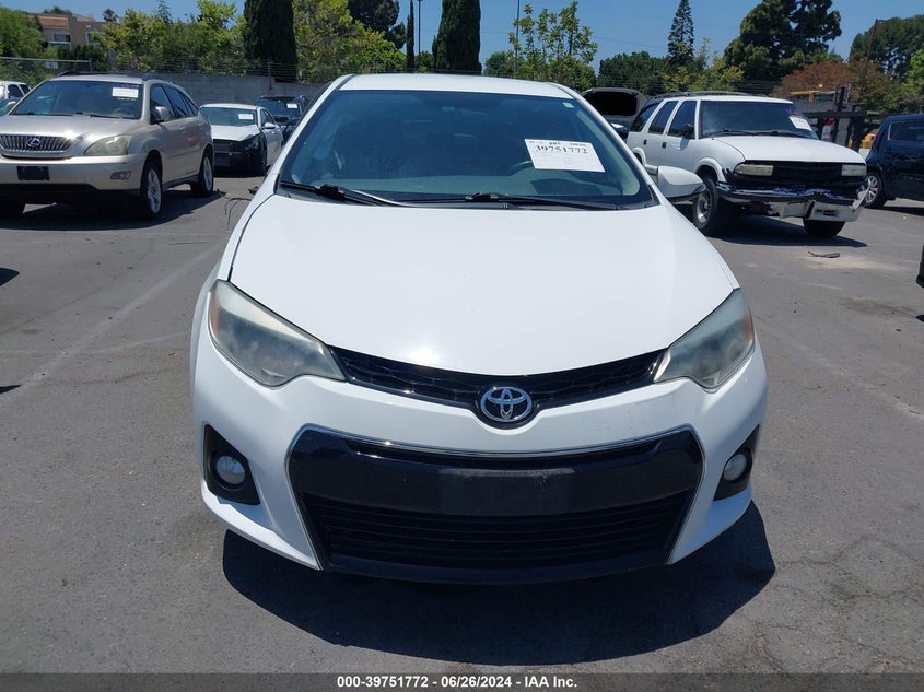 2015 TOYOTA COROLLA L/LE/LE PLS/PRM/S/S PLS - 5YFBURHEXFP246005