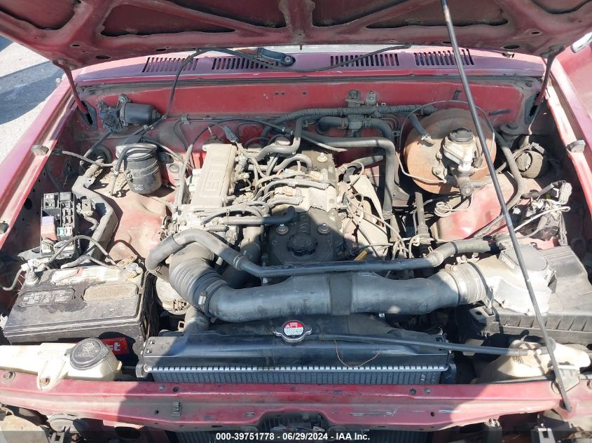 1993 Toyota Pickup 1/2 Ton Short Whlbase Stb VIN: 4TARN81A9PZ077692 Lot: 39751778