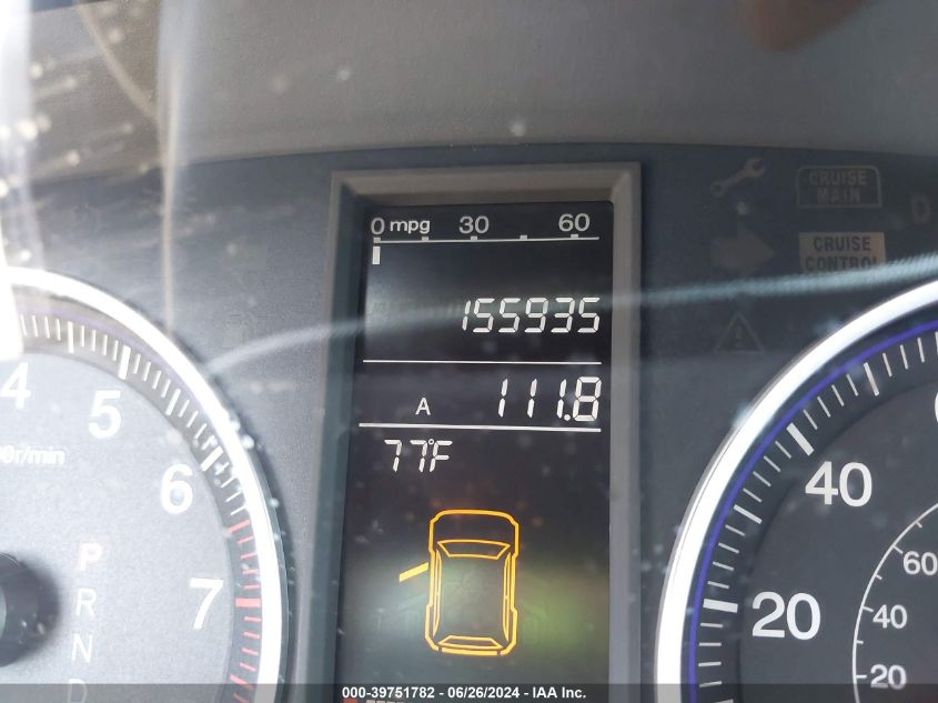 2008 Honda Cr-V Exl VIN: 5J6RE48788L009762 Lot: 39751782