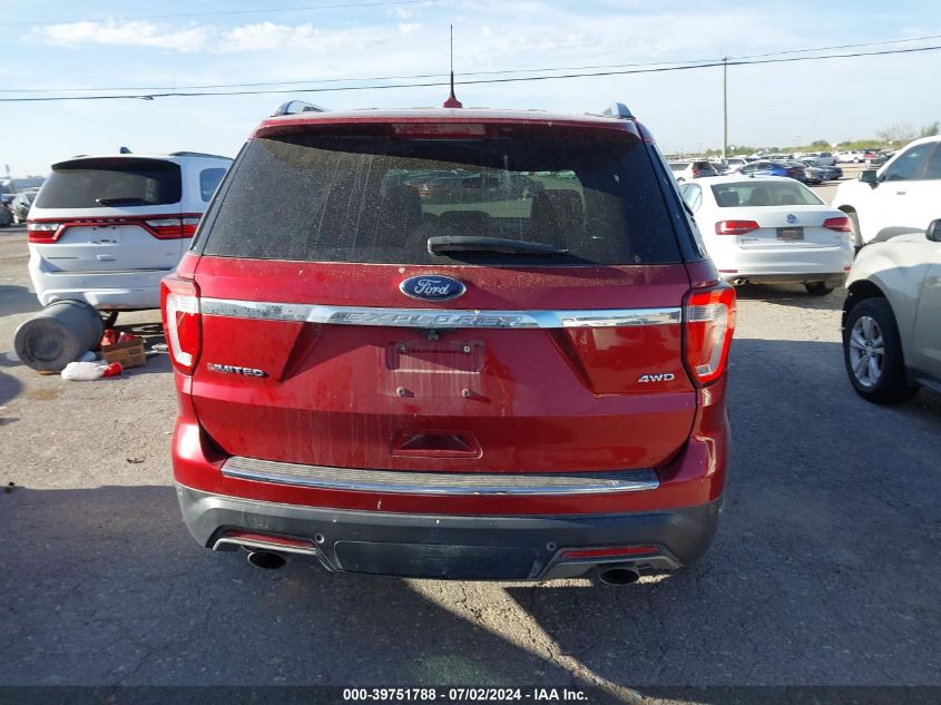2019 Ford Explorer Limited VIN: 1FM5K8F81KGB47963 Lot: 39751788