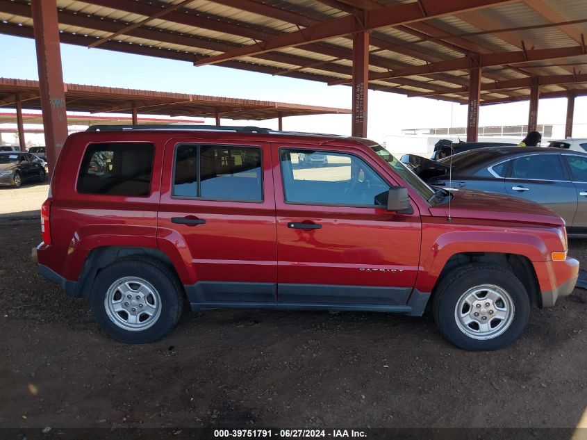 1C4NJPBB5CD687631 2012 Jeep Patriot Sport