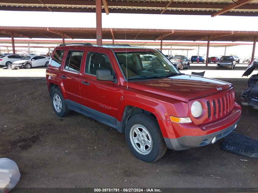 1C4NJPBB5CD687631 2012 Jeep Patriot Sport