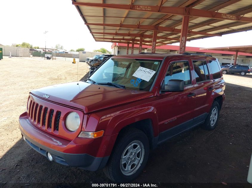 1C4NJPBB5CD687631 2012 Jeep Patriot Sport