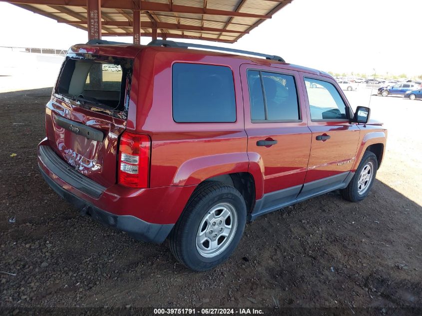 1C4NJPBB5CD687631 2012 Jeep Patriot Sport