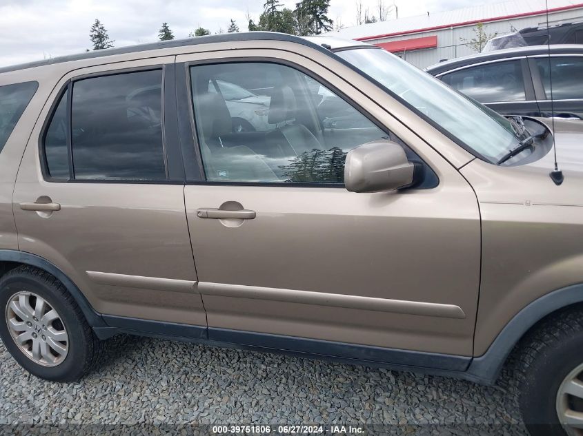 2005 Honda Cr-V Se VIN: JHLRD789X5C021003 Lot: 39751806