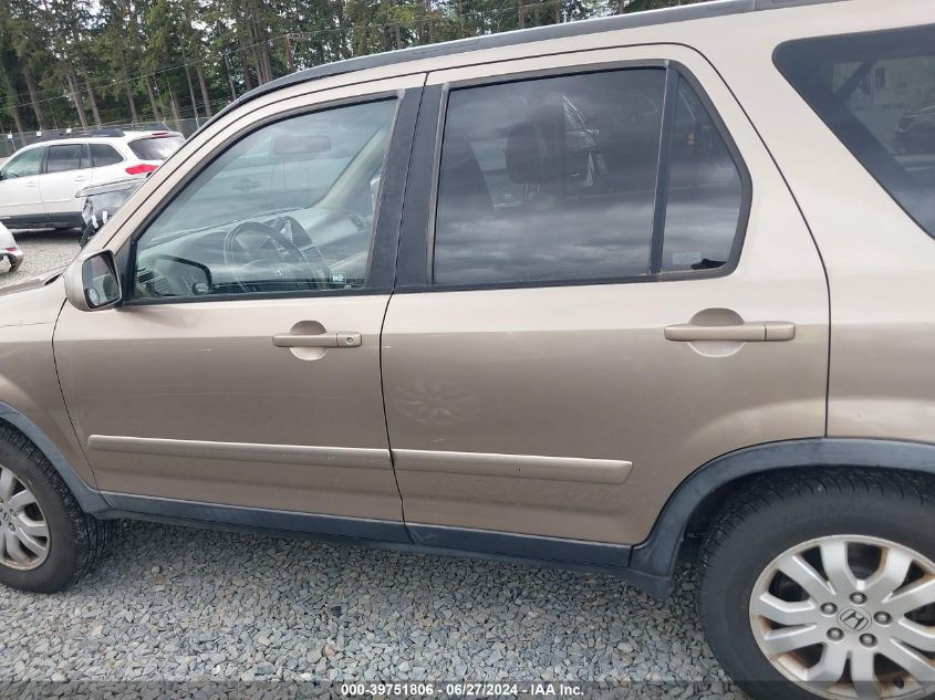 2005 Honda Cr-V Se VIN: JHLRD789X5C021003 Lot: 39751806