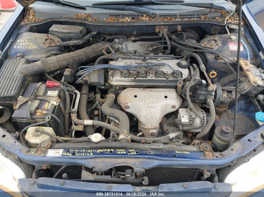 2001 Honda Accord 2.3 Lx VIN: 1HGCG32811A016010 Lot: 39751814