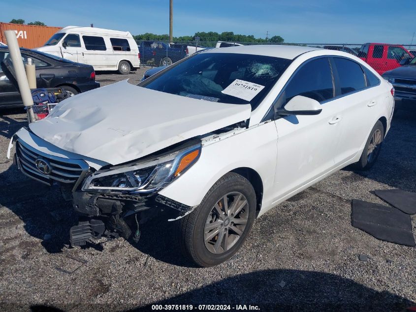 2017 HYUNDAI SONATA SE - 5NPE24AF6HH552899