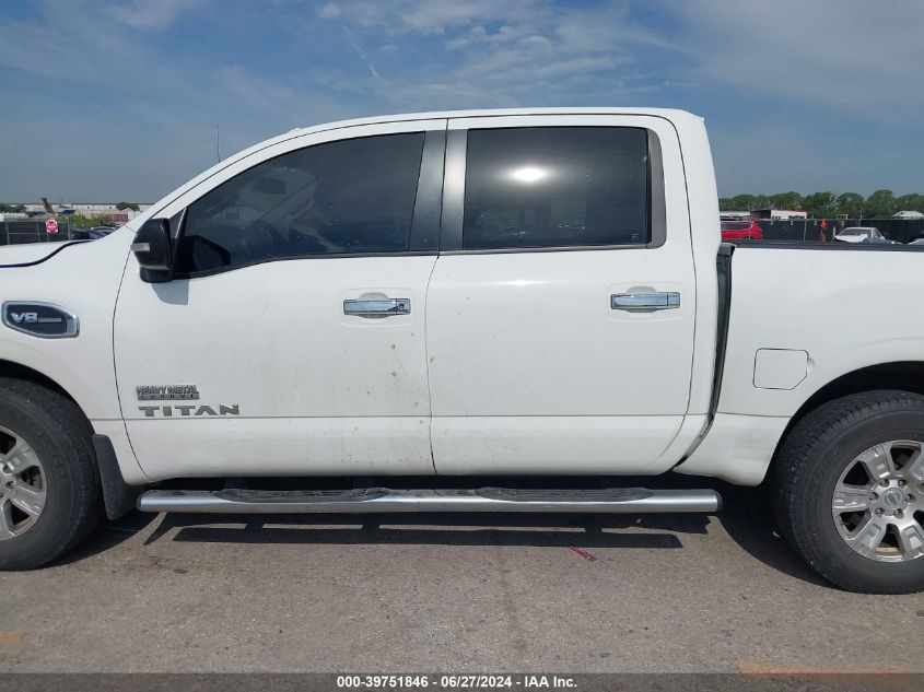 2017 Nissan Titan Sv VIN: 1N6AA1EK4HN502846 Lot: 39751846