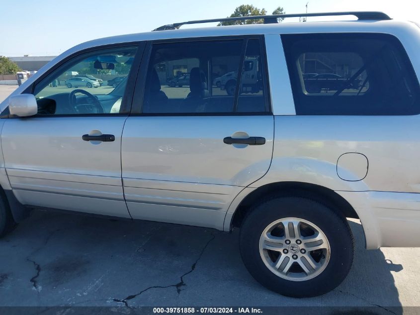 2004 Honda Pilot Ex-L VIN: 2HKYF185X4H530878 Lot: 39751858