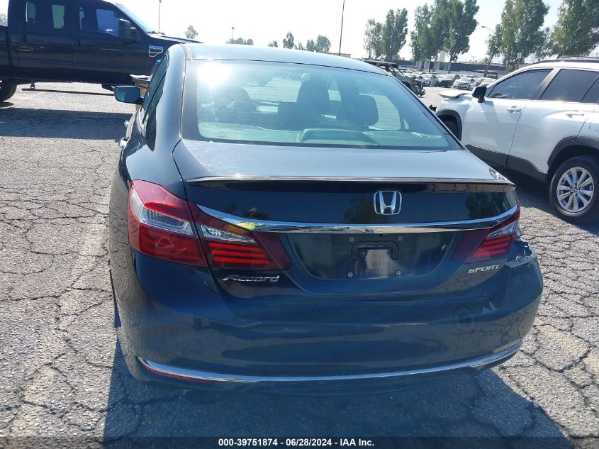 2016 Honda Accord Sport VIN: 1HGCR2F55GA195195 Lot: 39751874