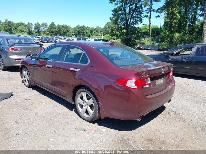 2010 Acura Tsx VIN: JH4CU2F63AC020993 Lot: 39751880