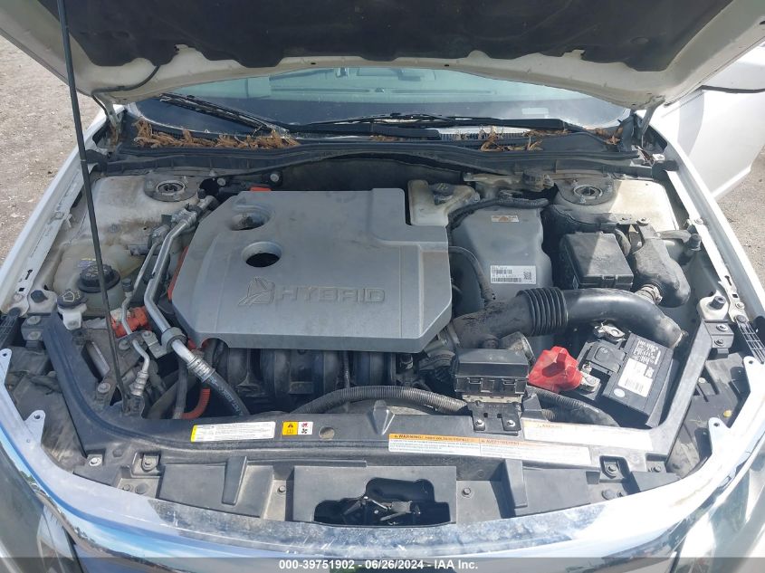 2011 Ford Fusion Hybrid VIN: 3FADP0L33BR119401 Lot: 39751902