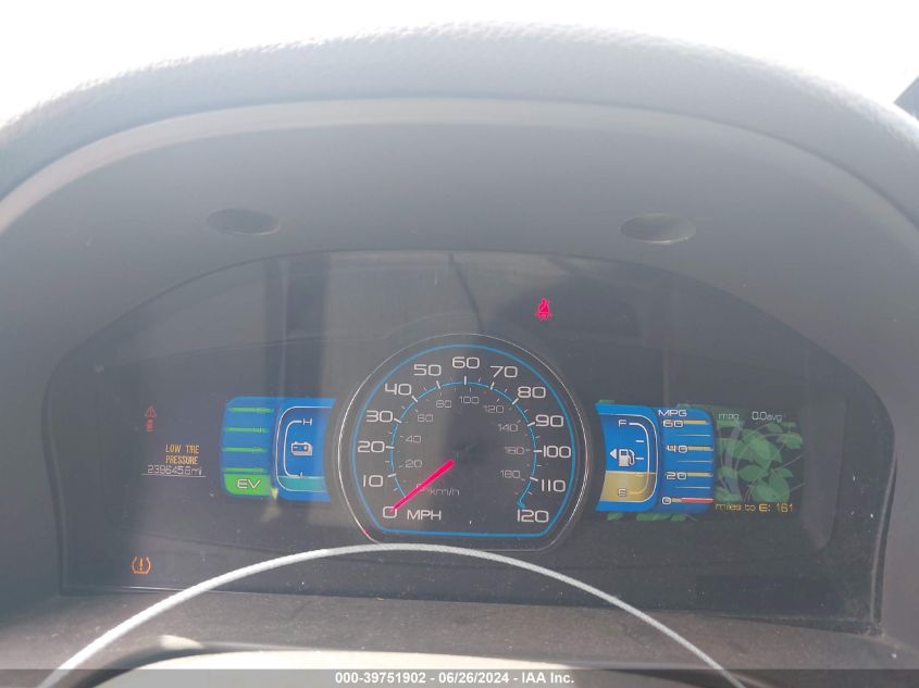 2011 Ford Fusion Hybrid VIN: 3FADP0L33BR119401 Lot: 39751902