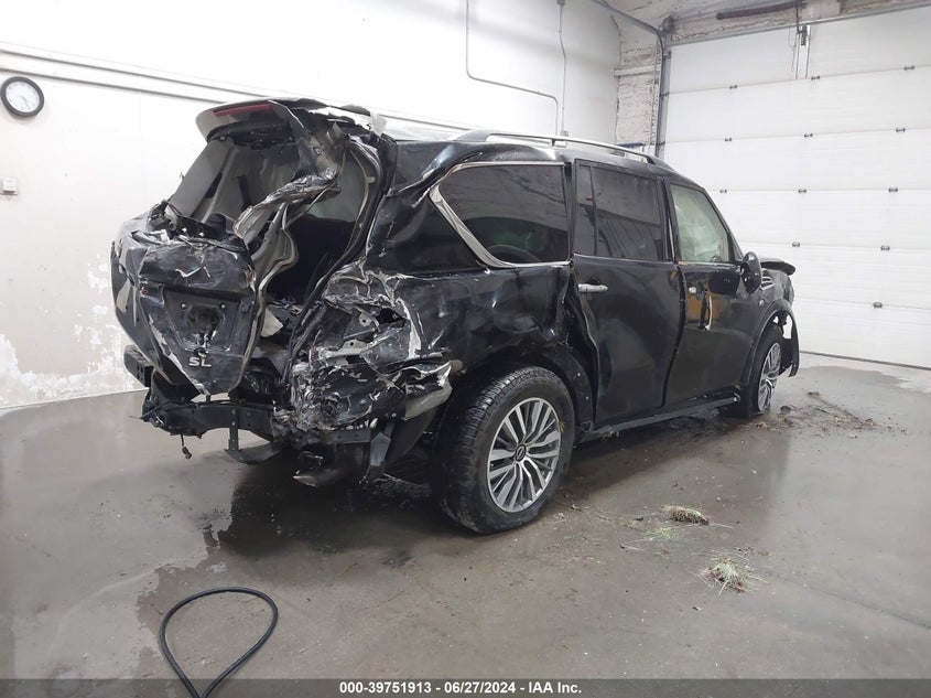 2021 Nissan Armada Sl 4Wd VIN: JN8AY2BB3M9793047 Lot: 39751913