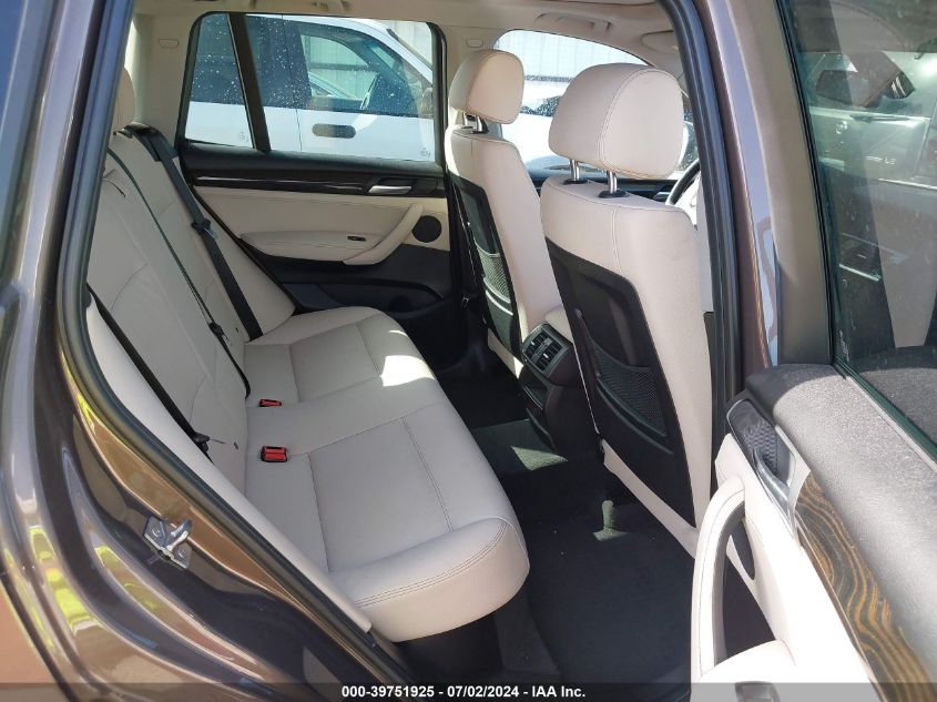 2012 BMW X3 xDrive28I VIN: 5UXWX5C56CL728076 Lot: 39751925