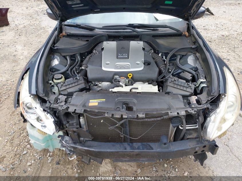 2010 Infiniti G37 Journey VIN: JN1CV6AP8AM404528 Lot: 39751939