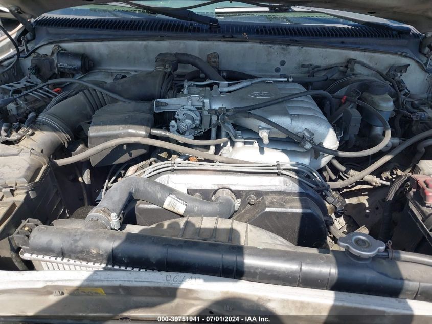 2001 Toyota Tacoma Prerunner V6 VIN: 5TEGN92N51Z834814 Lot: 39751941