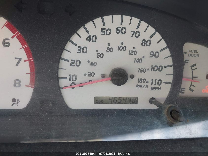 2001 Toyota Tacoma Prerunner V6 VIN: 5TEGN92N51Z834814 Lot: 39751941