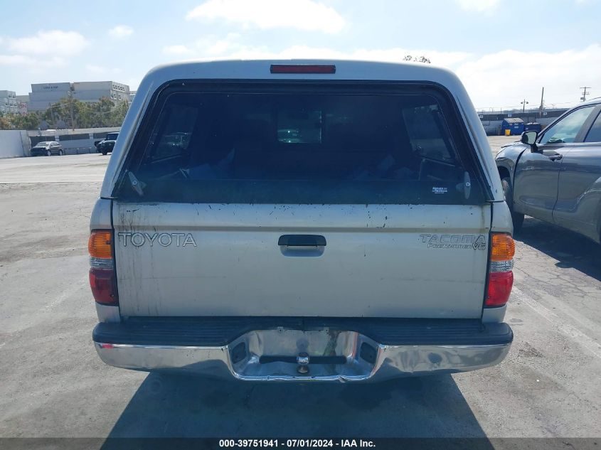 2001 Toyota Tacoma Prerunner V6 VIN: 5TEGN92N51Z834814 Lot: 39751941