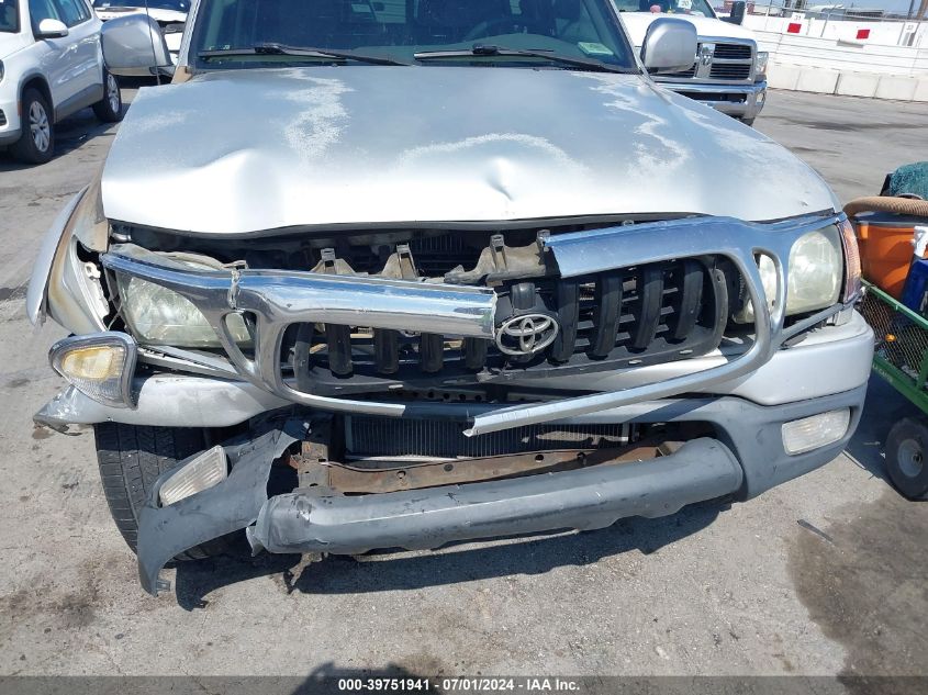 2001 Toyota Tacoma Prerunner V6 VIN: 5TEGN92N51Z834814 Lot: 39751941