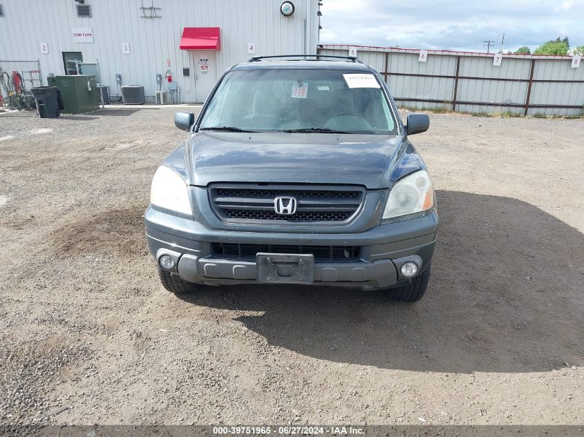 2004 Honda Pilot Ex VIN: 2HKYF18464H565506 Lot: 39751965