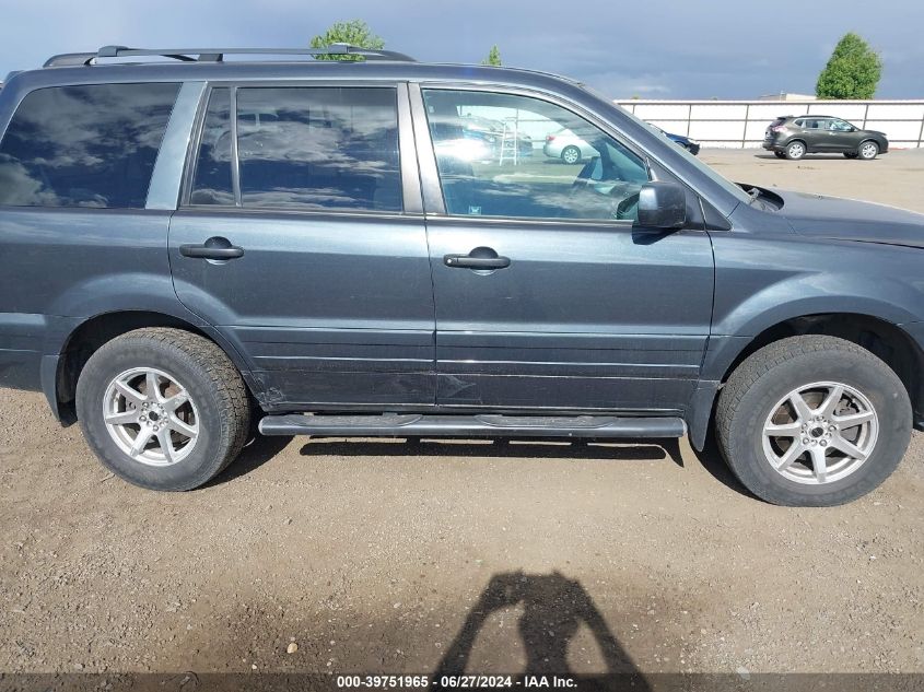 2004 Honda Pilot Ex VIN: 2HKYF18464H565506 Lot: 39751965