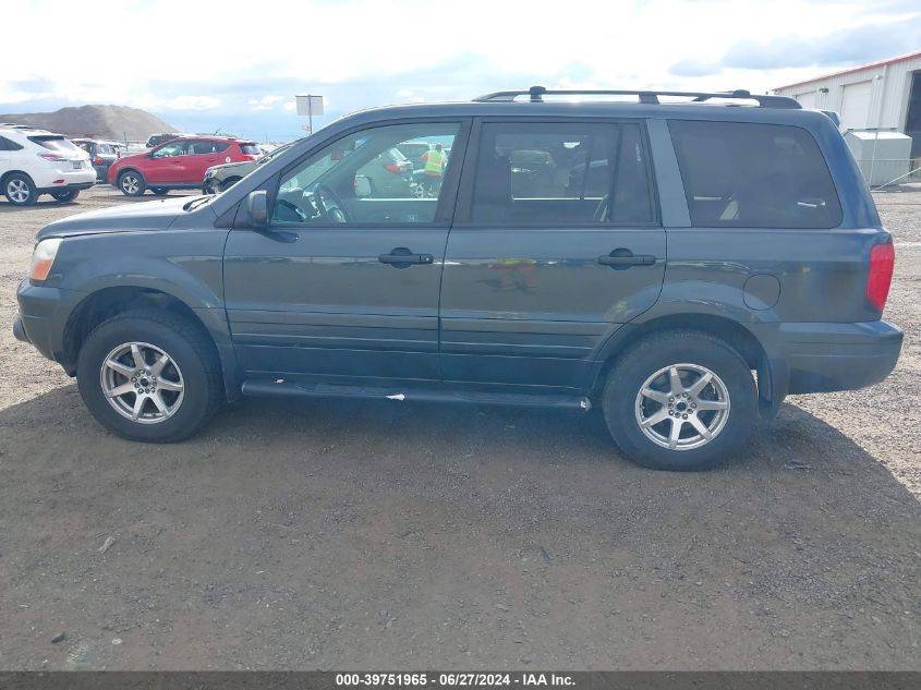 2004 Honda Pilot Ex VIN: 2HKYF18464H565506 Lot: 39751965