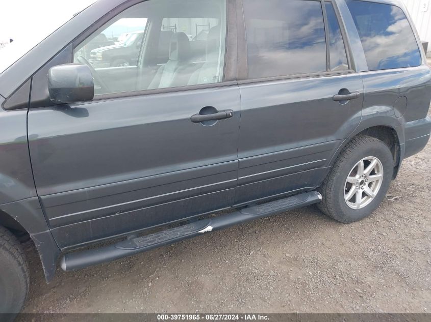 2004 Honda Pilot Ex VIN: 2HKYF18464H565506 Lot: 39751965