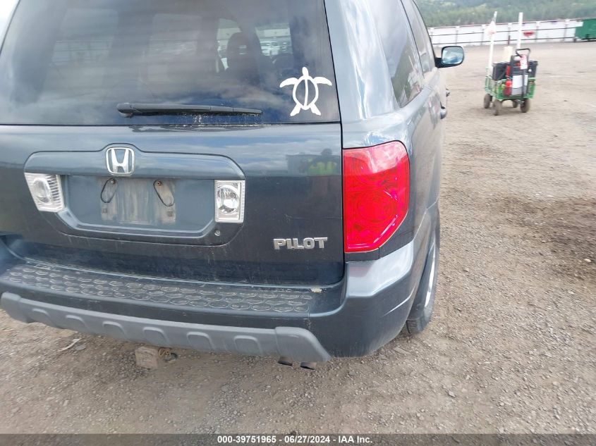2004 Honda Pilot Ex VIN: 2HKYF18464H565506 Lot: 39751965