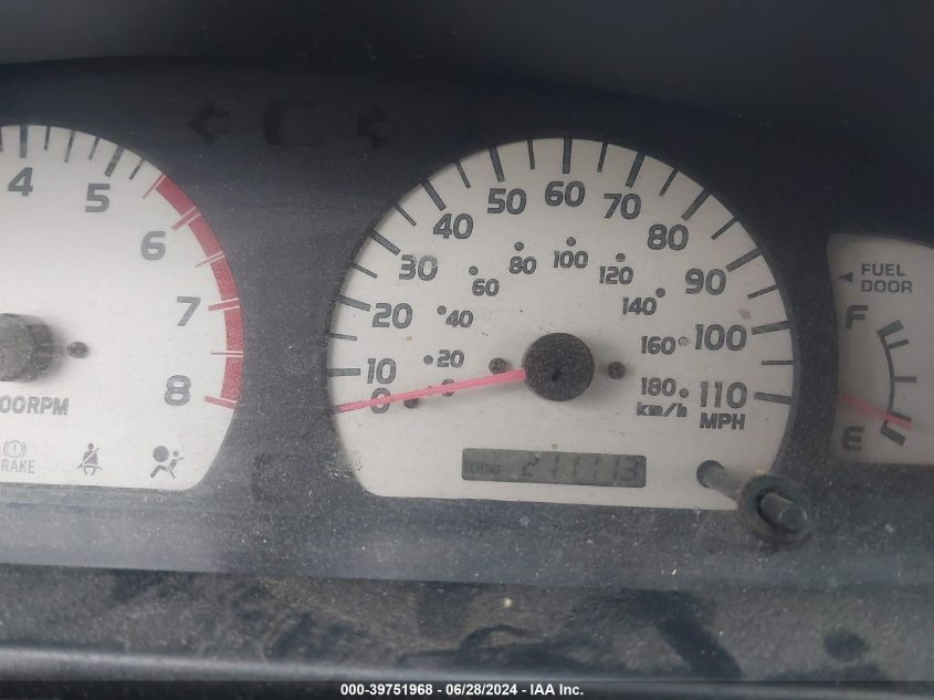 2003 Toyota Tacoma Xtracab Prerunner VIN: 5TESN92N63Z236759 Lot: 39751968