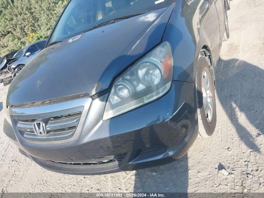 2005 Honda Odyssey Ex-L VIN: 5FNRL38665B040648 Lot: 39751992