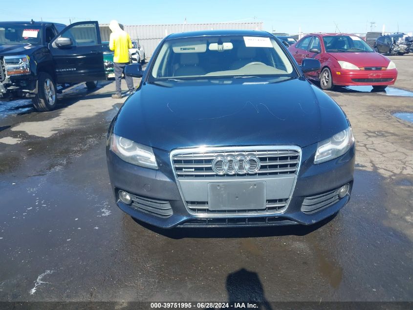 2011 Audi A4 2.0T Premium VIN: WAUFFAFL0BN047483 Lot: 39751995