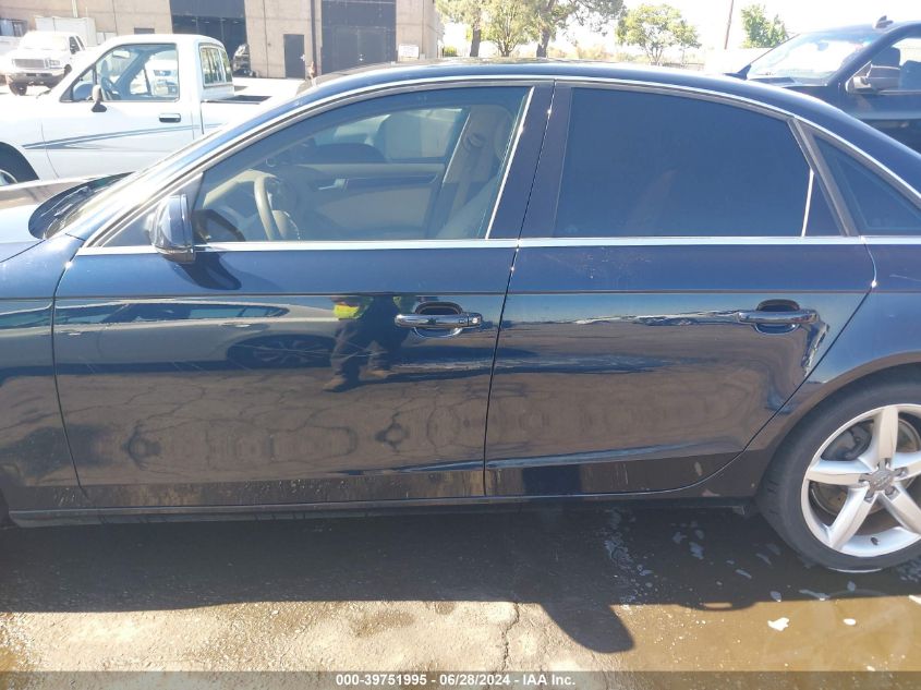 2011 Audi A4 2.0T Premium VIN: WAUFFAFL0BN047483 Lot: 39751995