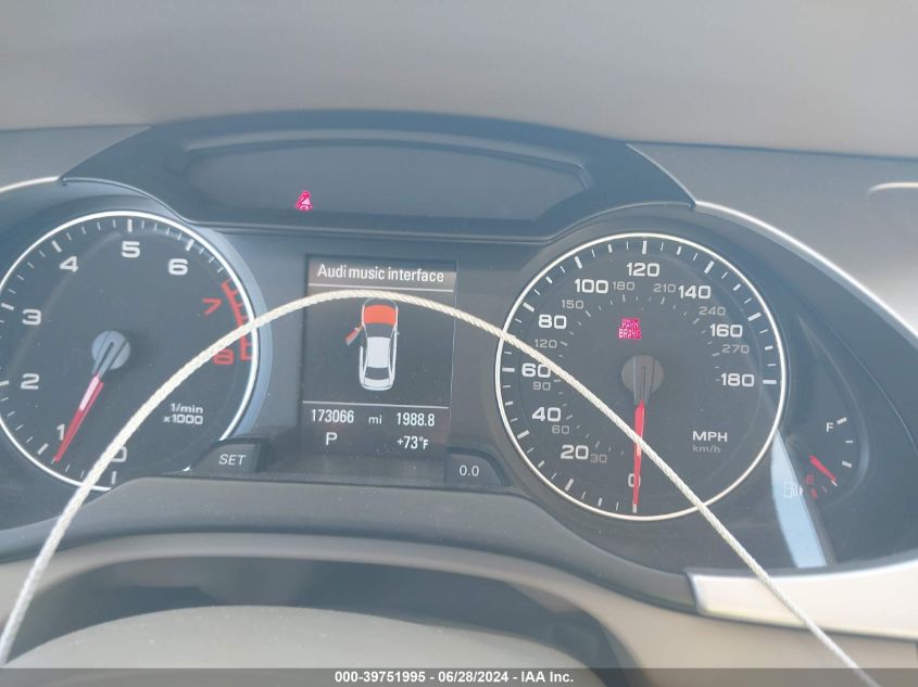 2011 Audi A4 2.0T Premium VIN: WAUFFAFL0BN047483 Lot: 39751995