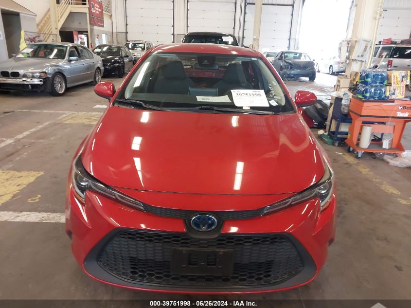 2021 TOYOTA COROLLA HYBRID LE - JTDEAMDE9MJ005133