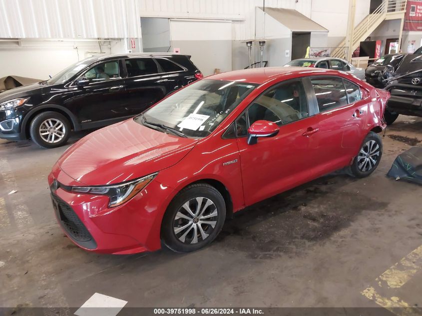 2021 TOYOTA COROLLA HYBRID LE - JTDEAMDE9MJ005133