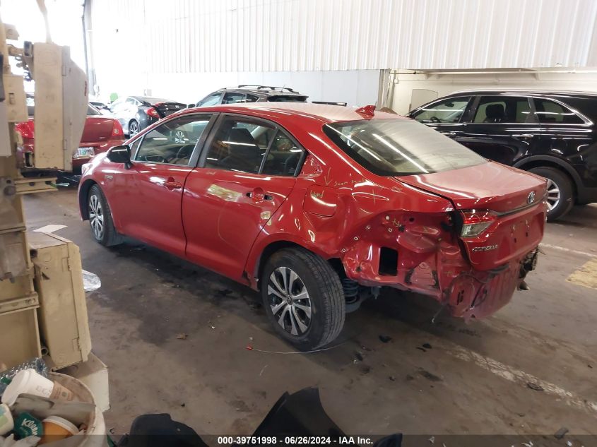 2021 TOYOTA COROLLA HYBRID LE - JTDEAMDE9MJ005133