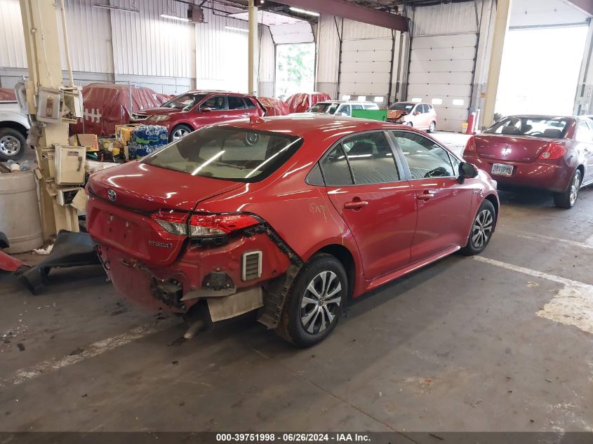 2021 TOYOTA COROLLA HYBRID LE - JTDEAMDE9MJ005133