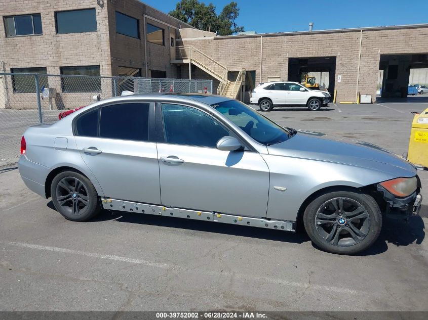 2008 BMW 328 I VIN: WBAVA37508NL43876 Lot: 39752002