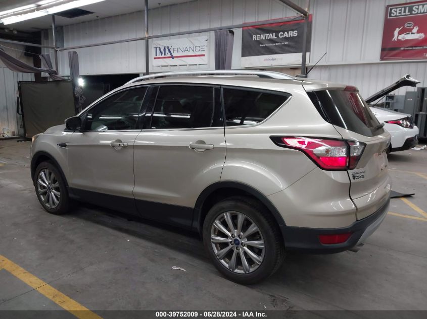 2017 Ford Escape Titanium VIN: 1FMCU9J92HUC88316 Lot: 39752009