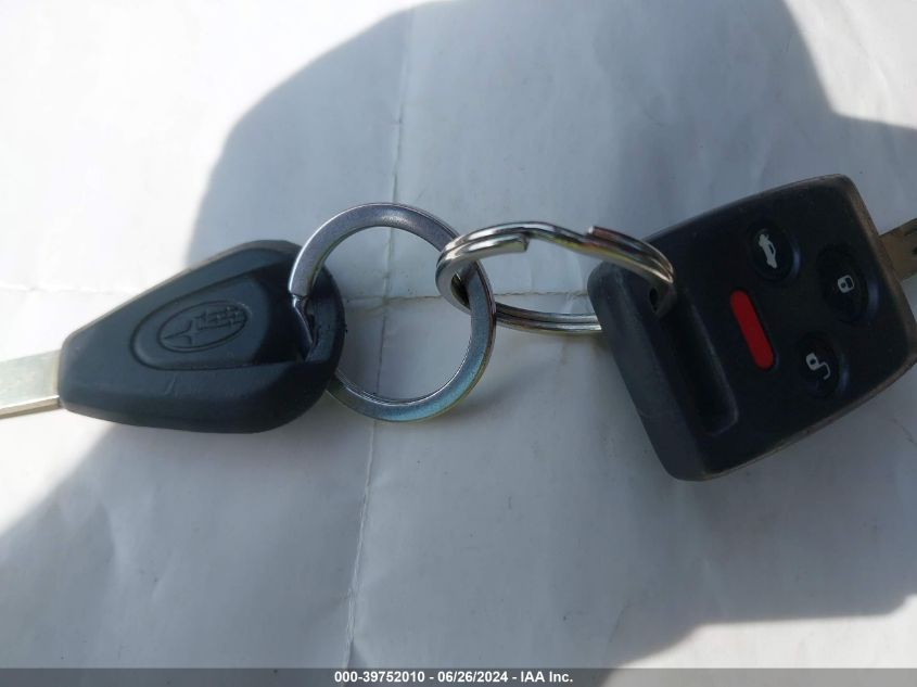 2008 Subaru Outback 2.5I/2.5I L.l. Bean Edition VIN: 4S4BP61C287332343 Lot: 39752010