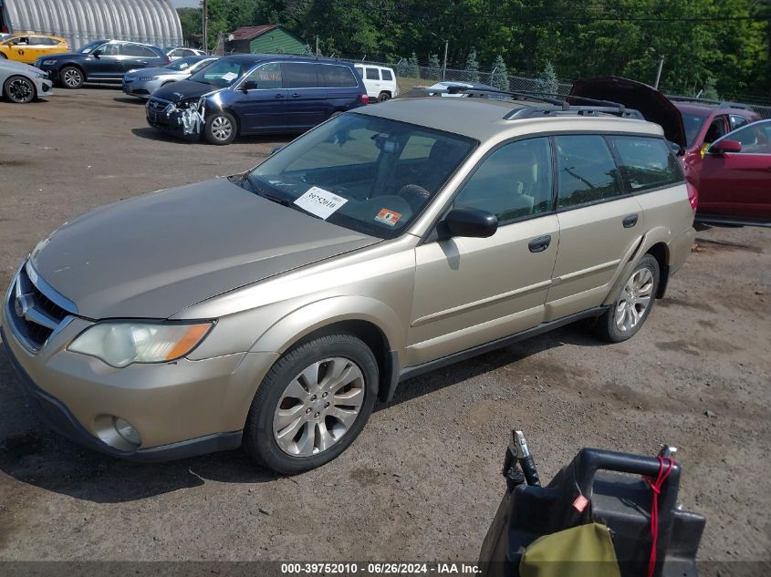 2008 Subaru Outback 2.5I/2.5I L.l. Bean Edition VIN: 4S4BP61C287332343 Lot: 39752010