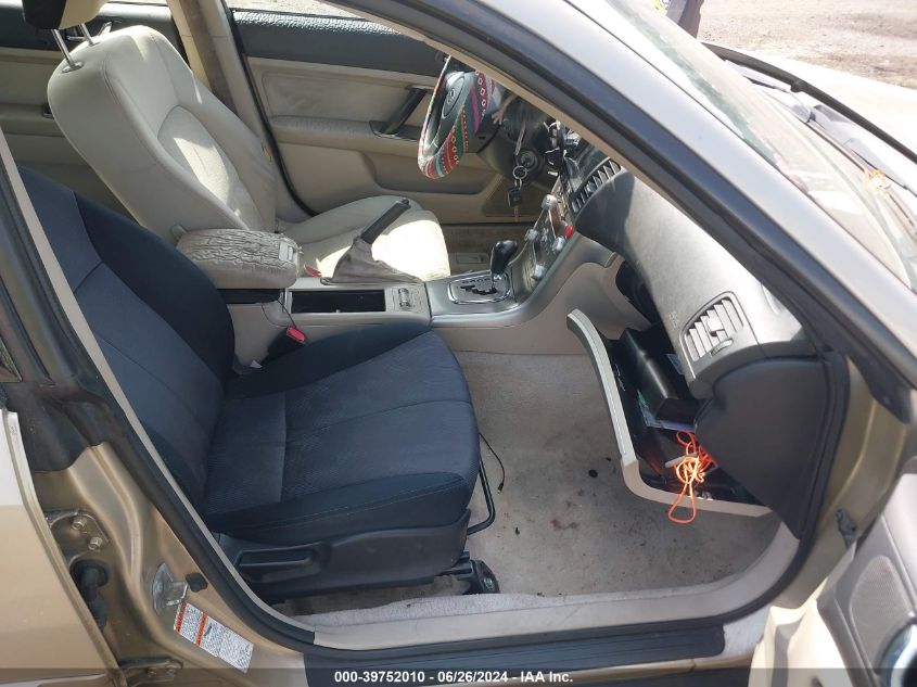 2008 Subaru Outback 2.5I/2.5I L.l. Bean Edition VIN: 4S4BP61C287332343 Lot: 39752010